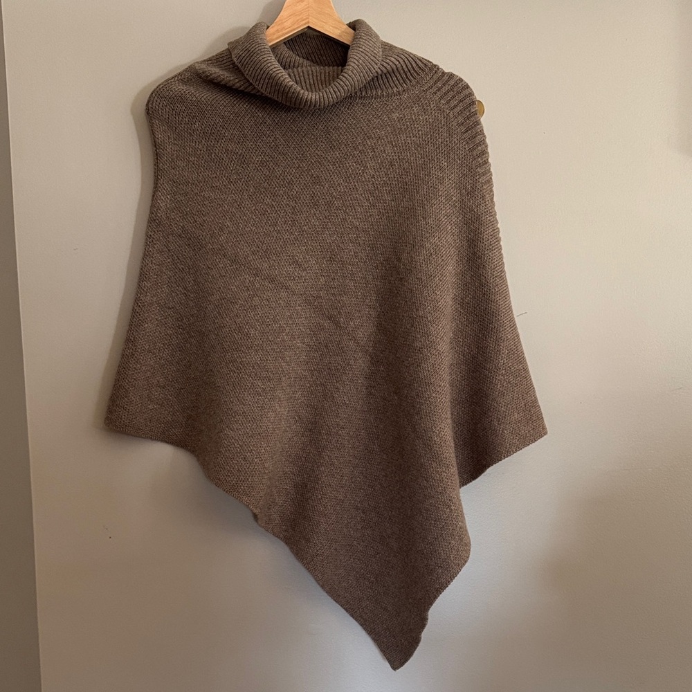Ricki's Warm Brown Knit Poncho